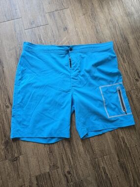 Mack Weldon Athletic Shorts in Bright Blue